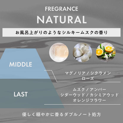 RISINGWAVE(ライジングウェーブ) NATURAL ナチュラル オーデコロン 45ml シルキームスクの香り 香水 メンズ レディース