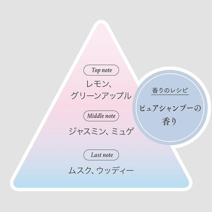 フィアンセ パルファンドトワレ ピュアシャンプー 50ml ボディミストよりも香り長続き! お風呂上がり