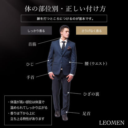 LEOMEN 香水 メンズ 50mL ホワイトムスク フレグランス ギフト プレゼント コロン パフューム オードパルファム 男性用 女性用