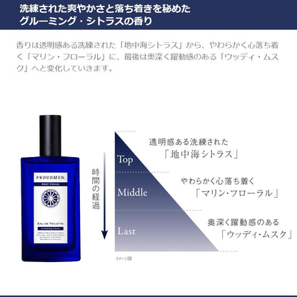 プラウドメン 香水 メンズ オードトワレ グルーミング・シトラス 50ml EDT
