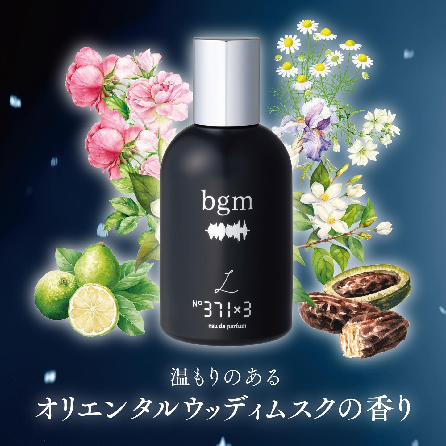 bgm(ビージーエム) オードパルファム No.371×3 L 50ml EXILE TAKAHIRO コラボ フレグランス 香水 女性 男性 レディース メンズ フレグランス